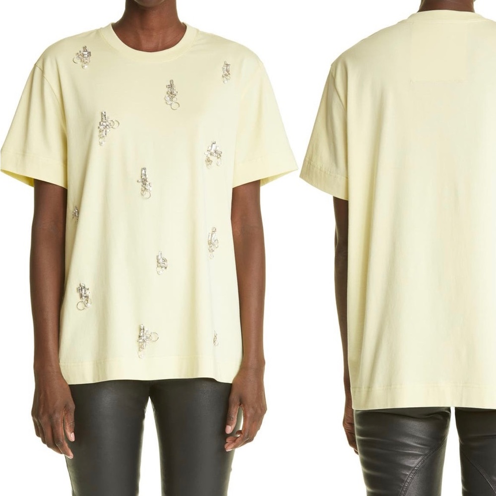 GIVENCHY crystal & piercing embellished shirt-LIKE NEW!